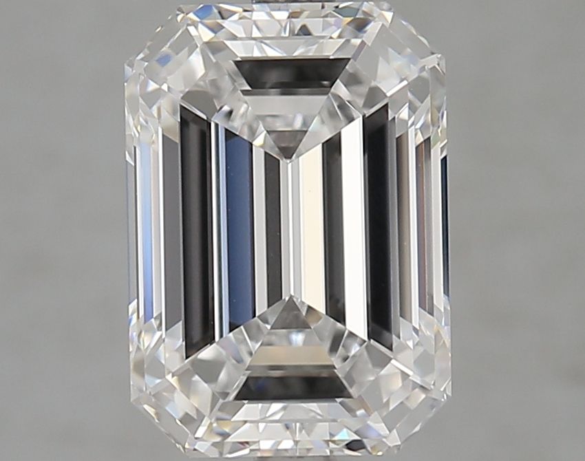 Diamant Émeraude 4.02 ct - Couleur D - Pureté VVS2