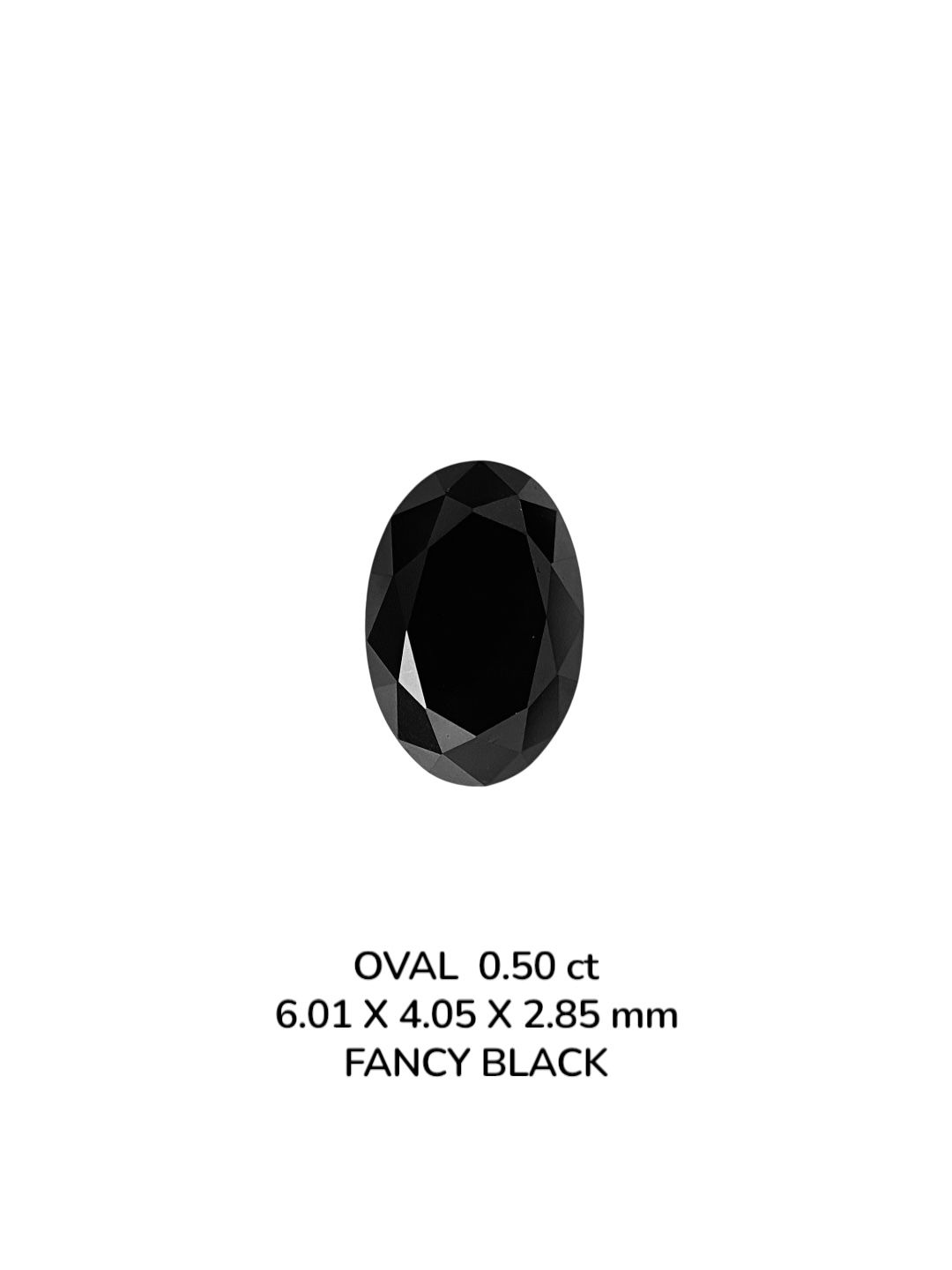 Diament 0.5 ct Fancy Black/VVS2