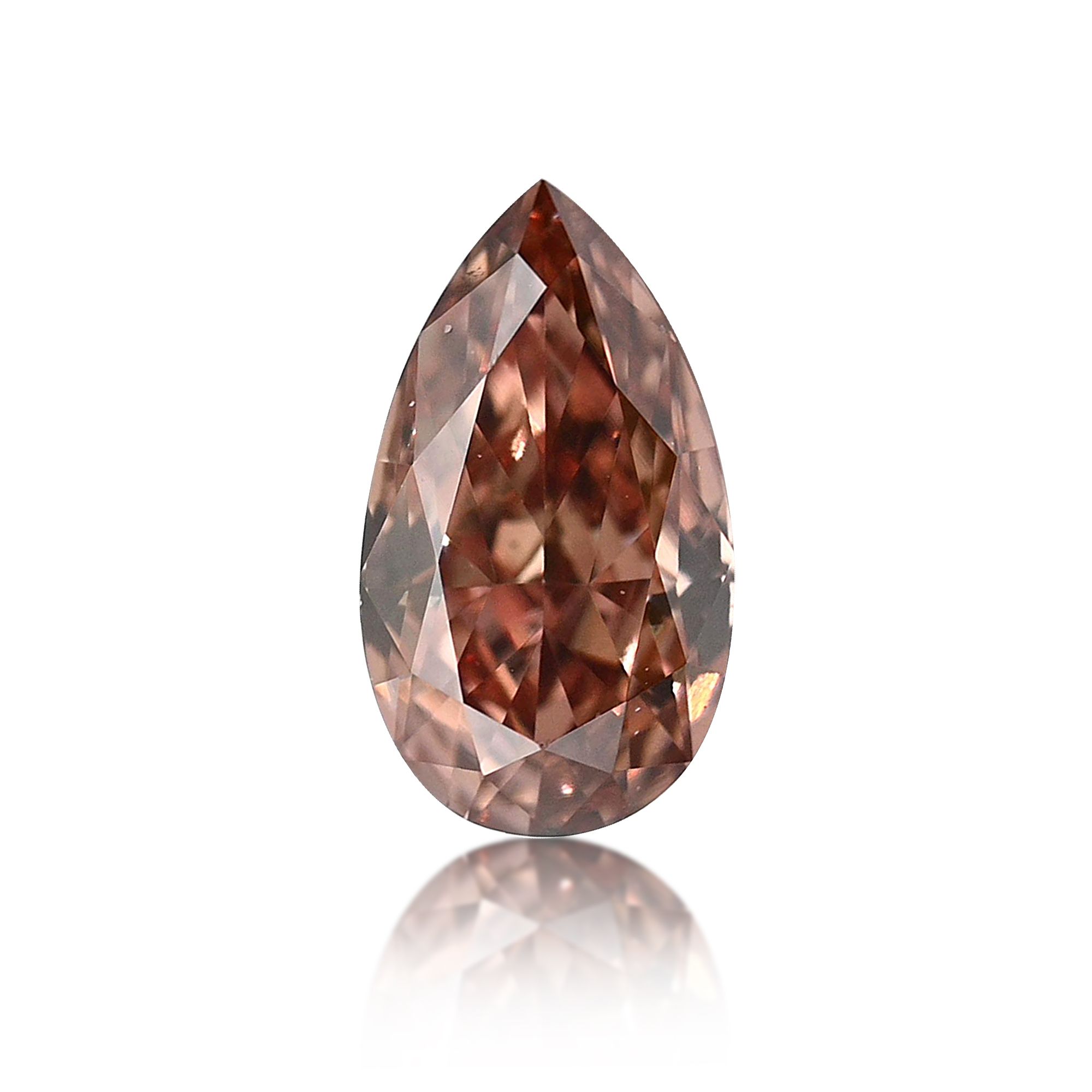 Diament 0.19 ct Fancy Deep Brown Pink/VS1