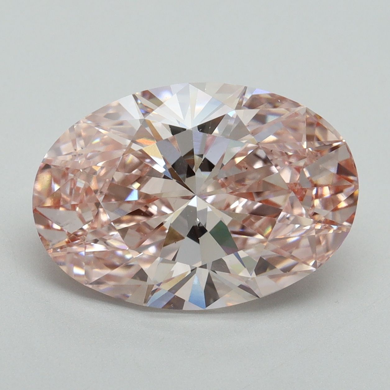 5.04 ct. oval Lab Grown Diamond front image