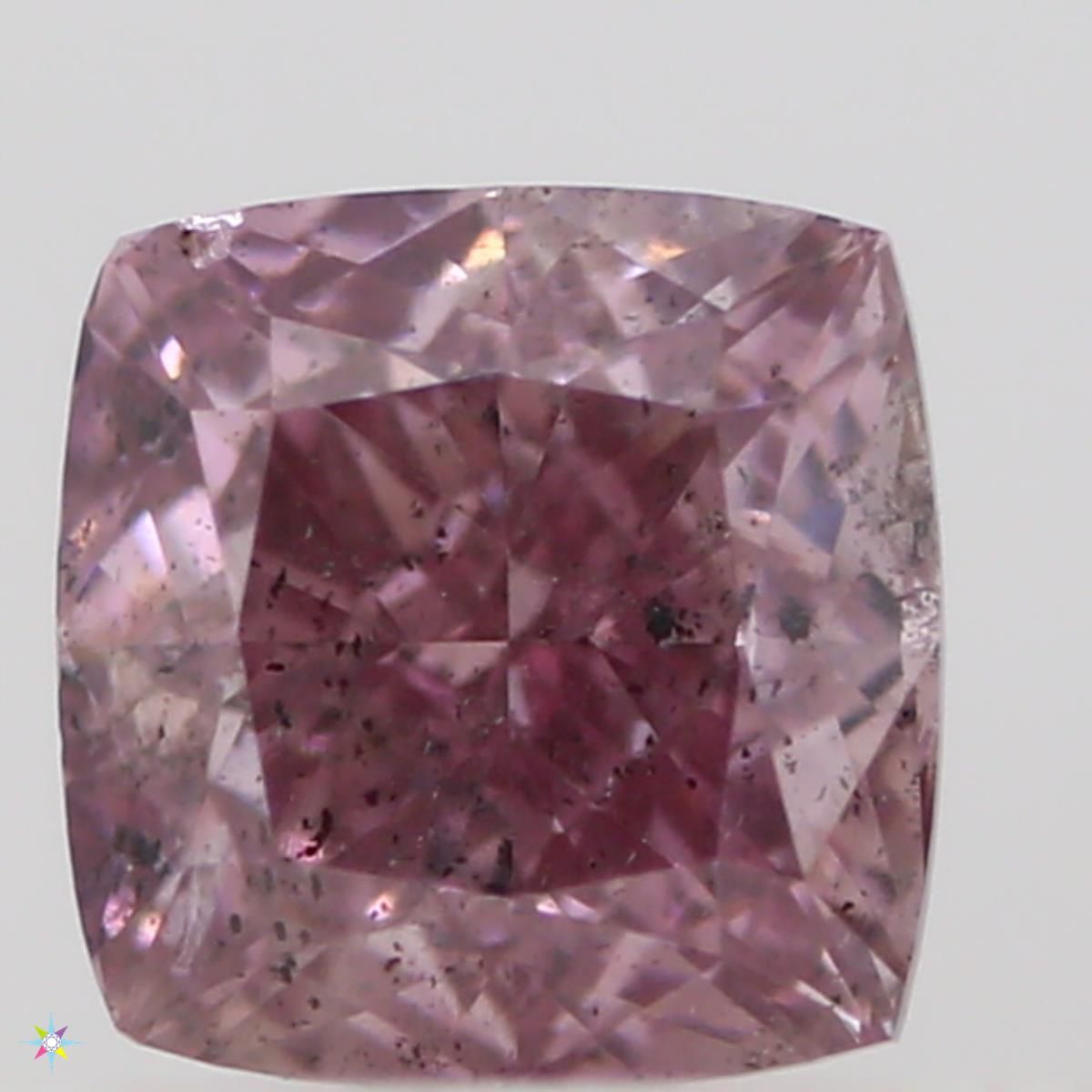 Diament 0.31 ct Fancy Intense Purplish Pink/I1