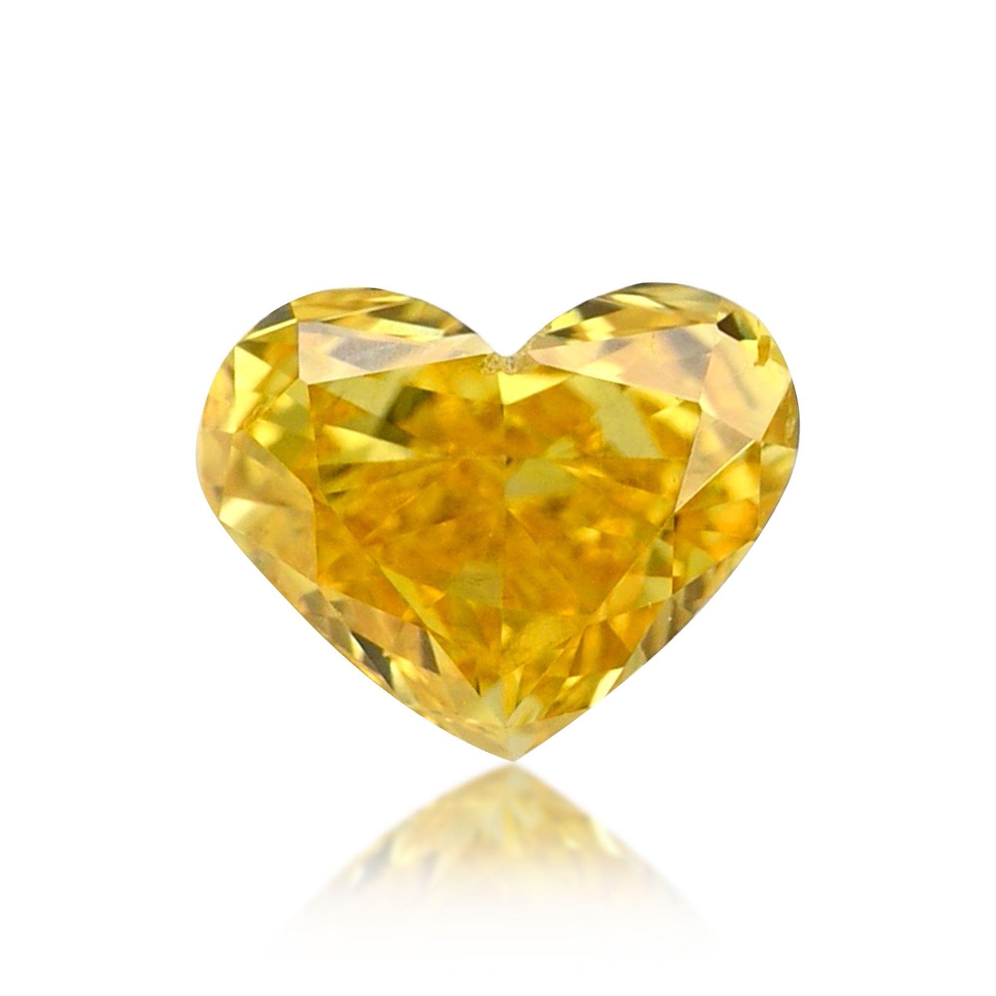Diament 0.16 ct Fancy Vivid Yellow/SI1