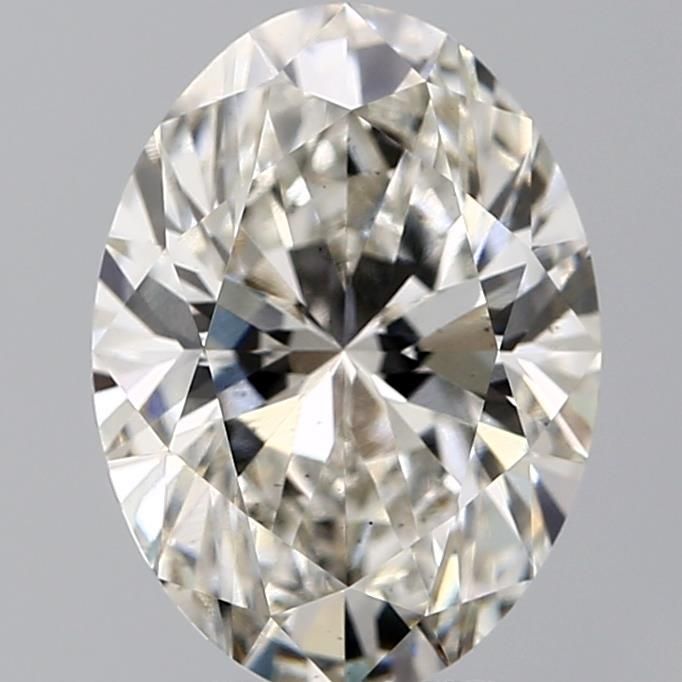 4.02 ct. oval Lab Grown Diamond front image
