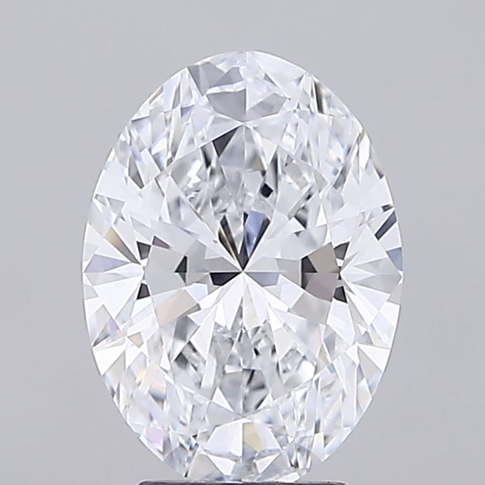 3.30 ct. oval Lab Grown Diamond front image