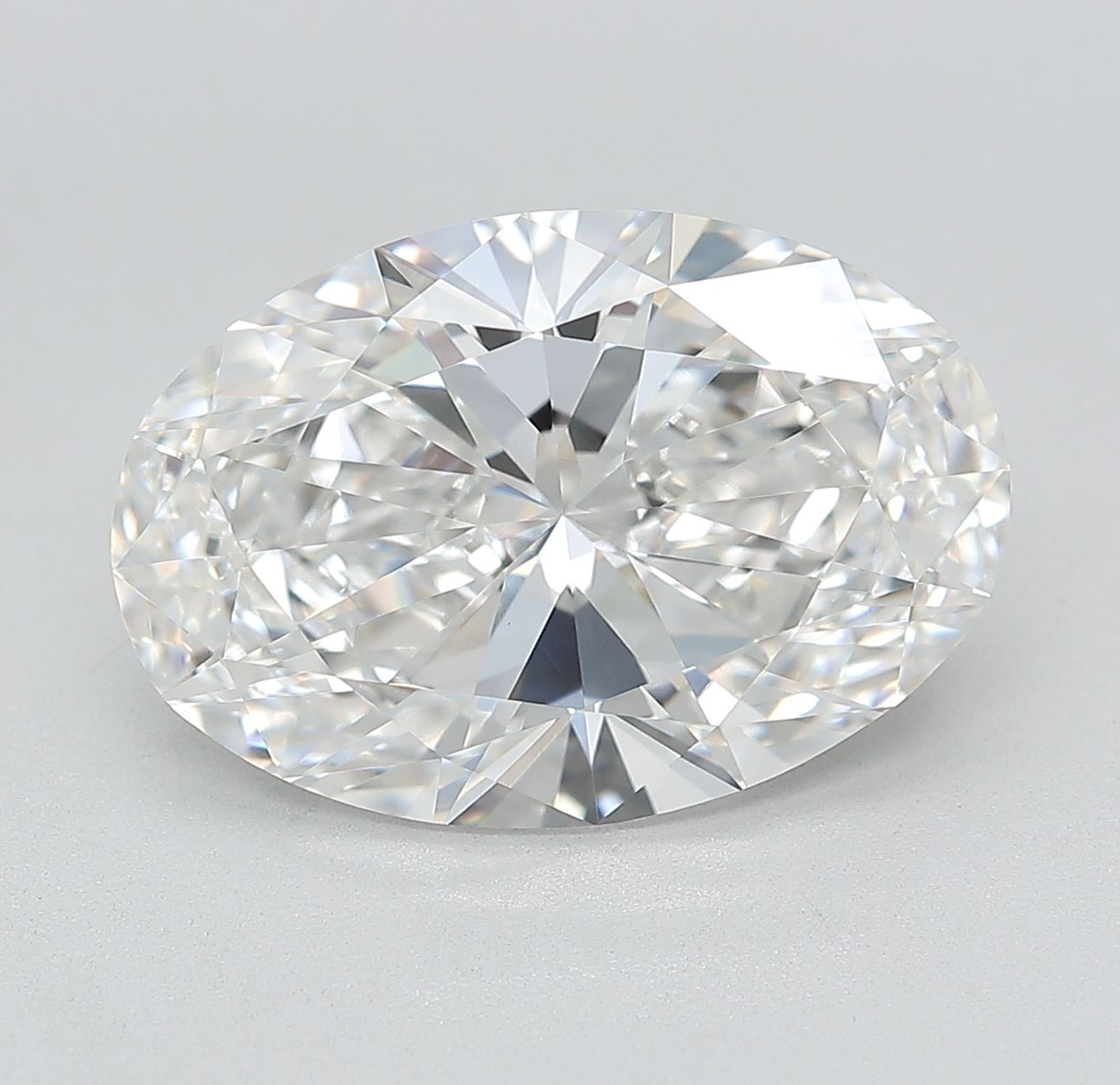 6.14 ct. oval Lab Grown Diamond front image