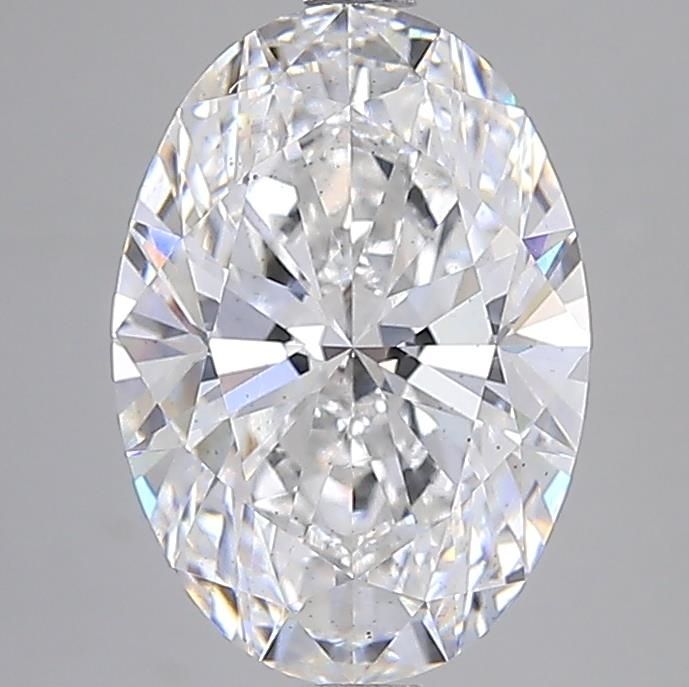 5.07 ct. oval Lab Grown Diamond front image