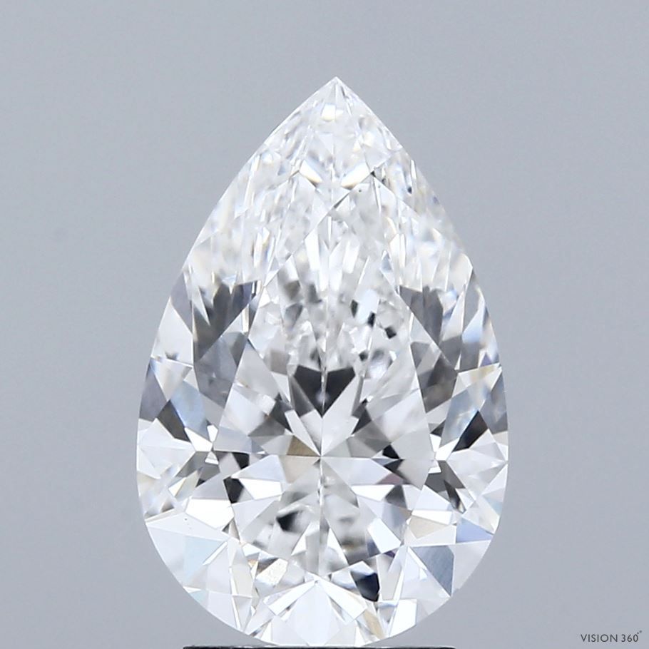 3.03 ct. pear Lab Grown Diamond front image