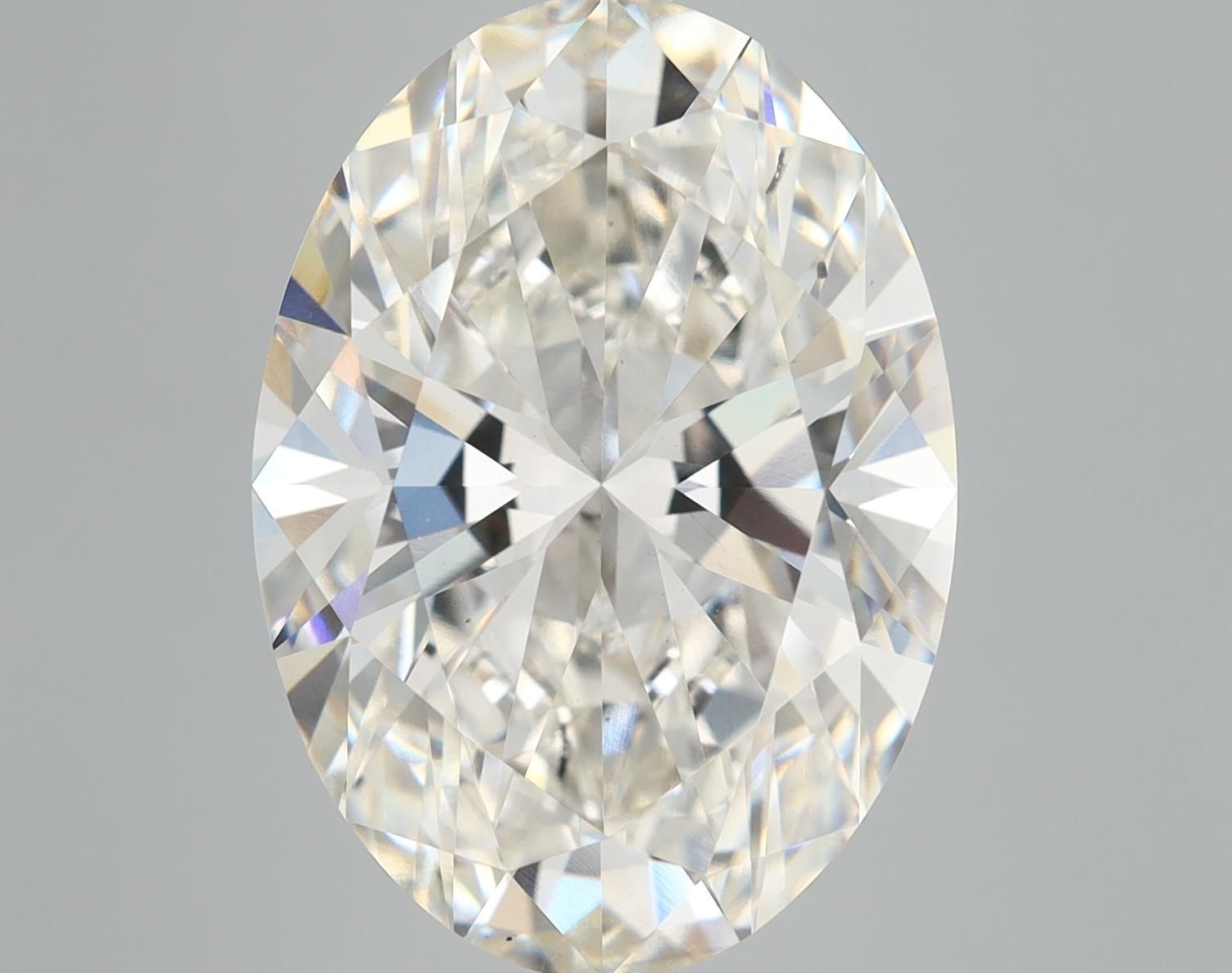 9.23 ct. oval Lab Grown Diamond front image