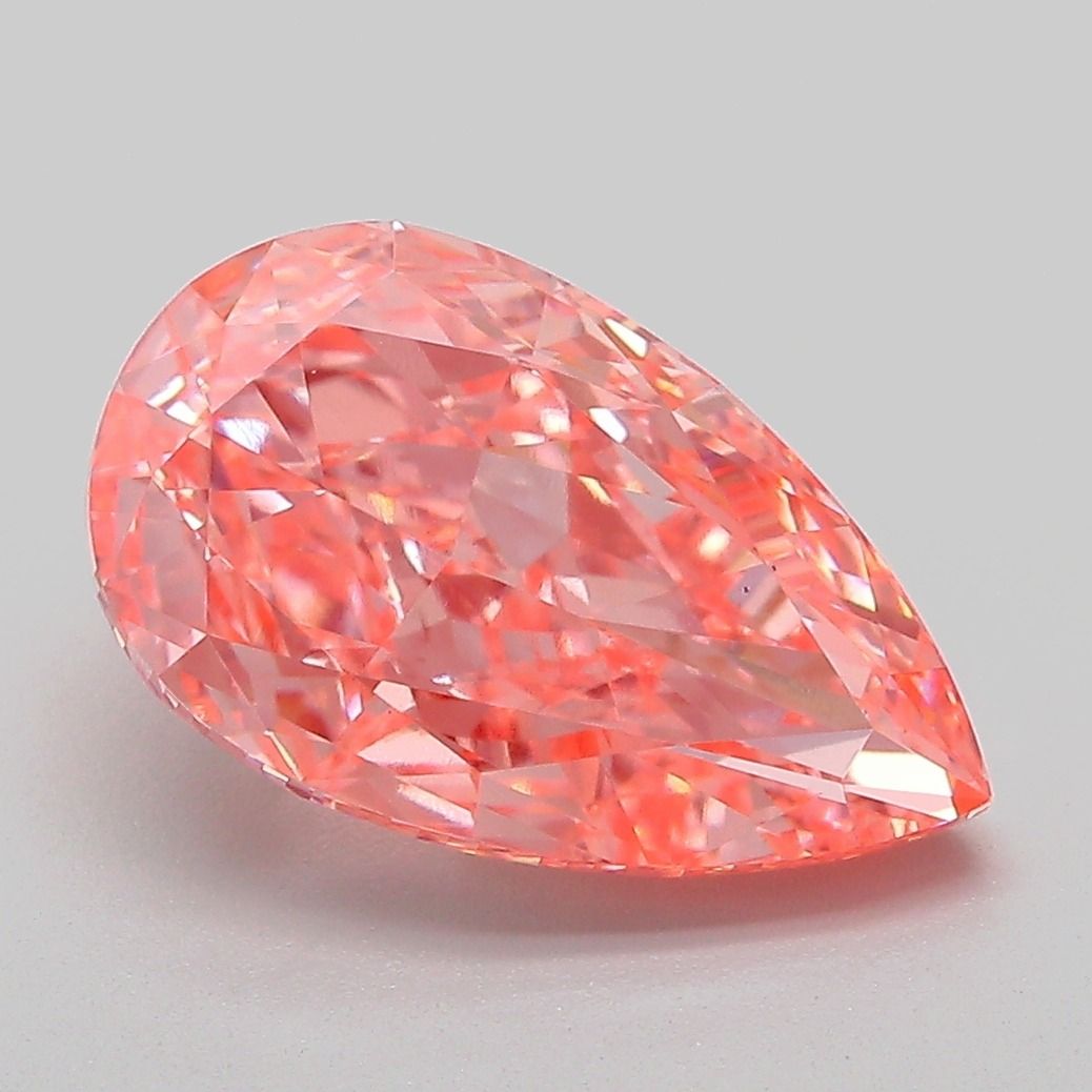 3.86 ct. pear Lab Grown Diamond front image