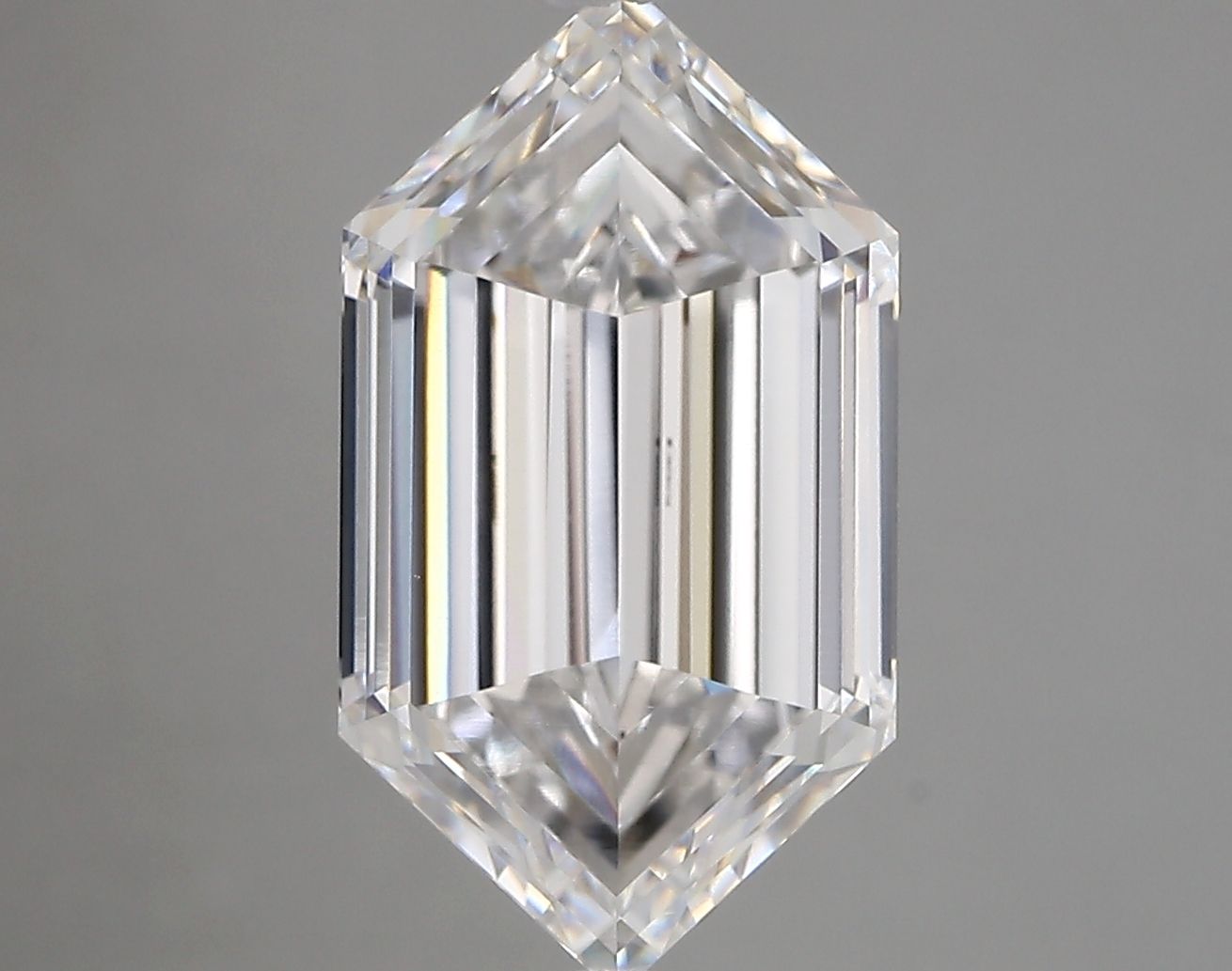 4.99 ct lab-grown Hexagonal Diamond