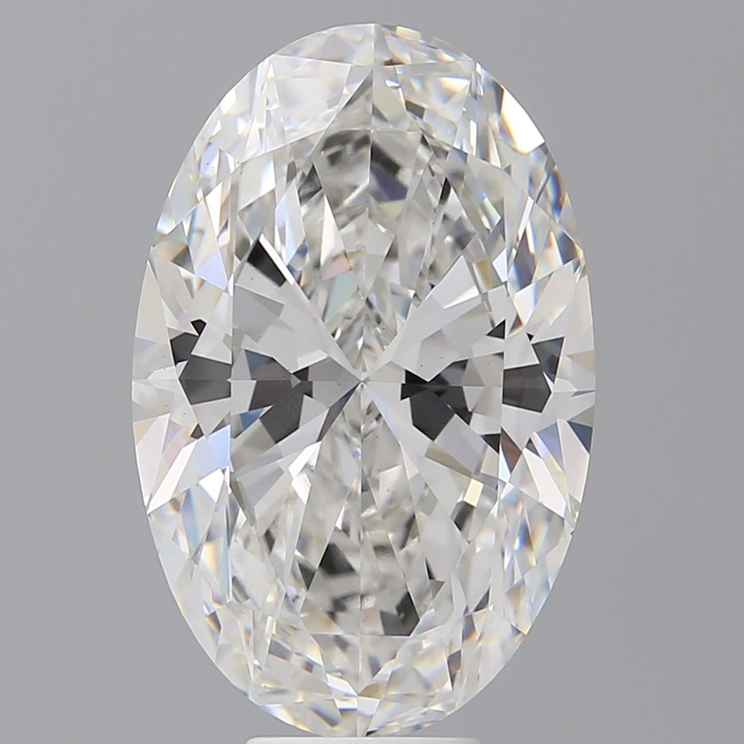 9.59 ct. oval Lab Grown Diamond front image