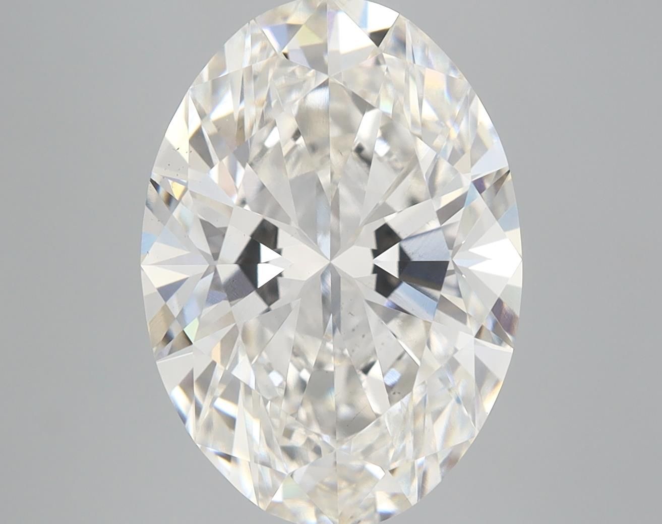 6.04 ct. oval Lab Grown Diamond front image