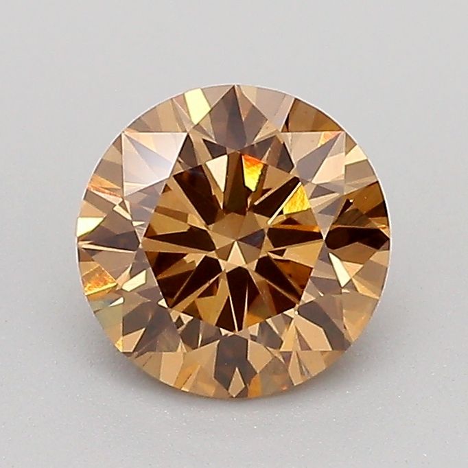 0.99 CT Fancy Light Brown ROUND