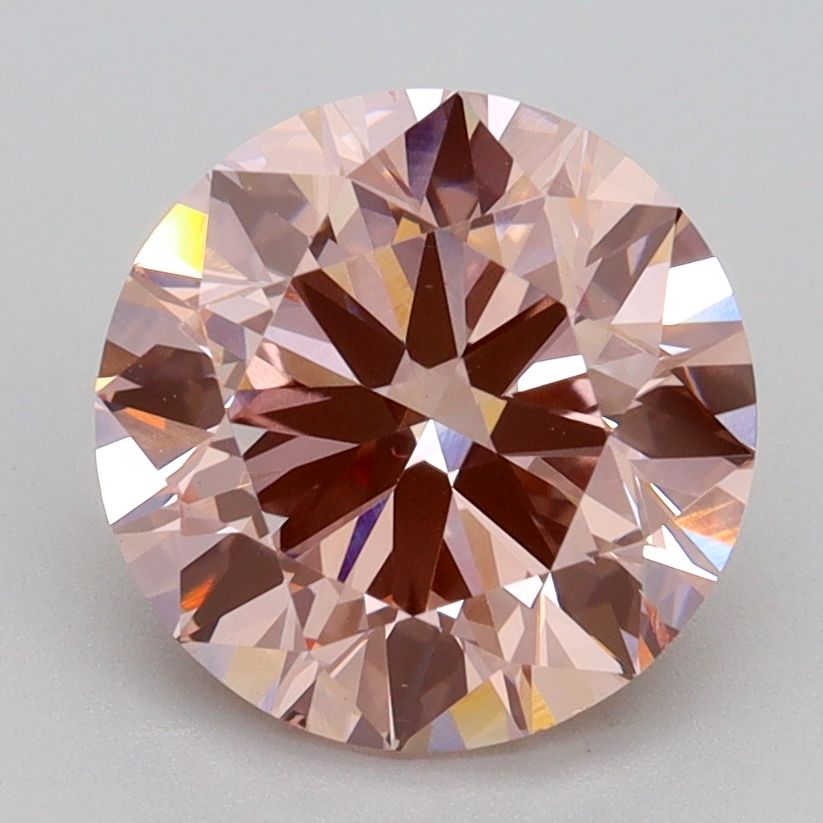 2.70 ct. round Lab Grown Diamond front image