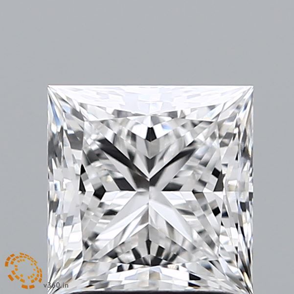 1.84 ct. princess Lab Grown Diamond front image