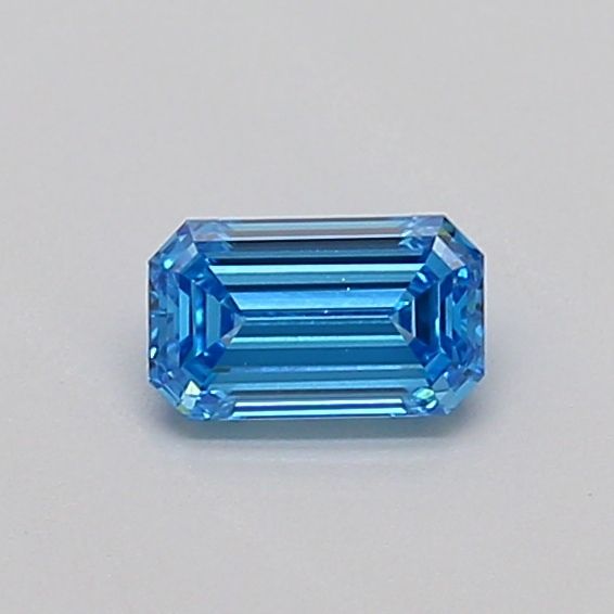 0.32 CT Fancy Vivid Blue EMERALD