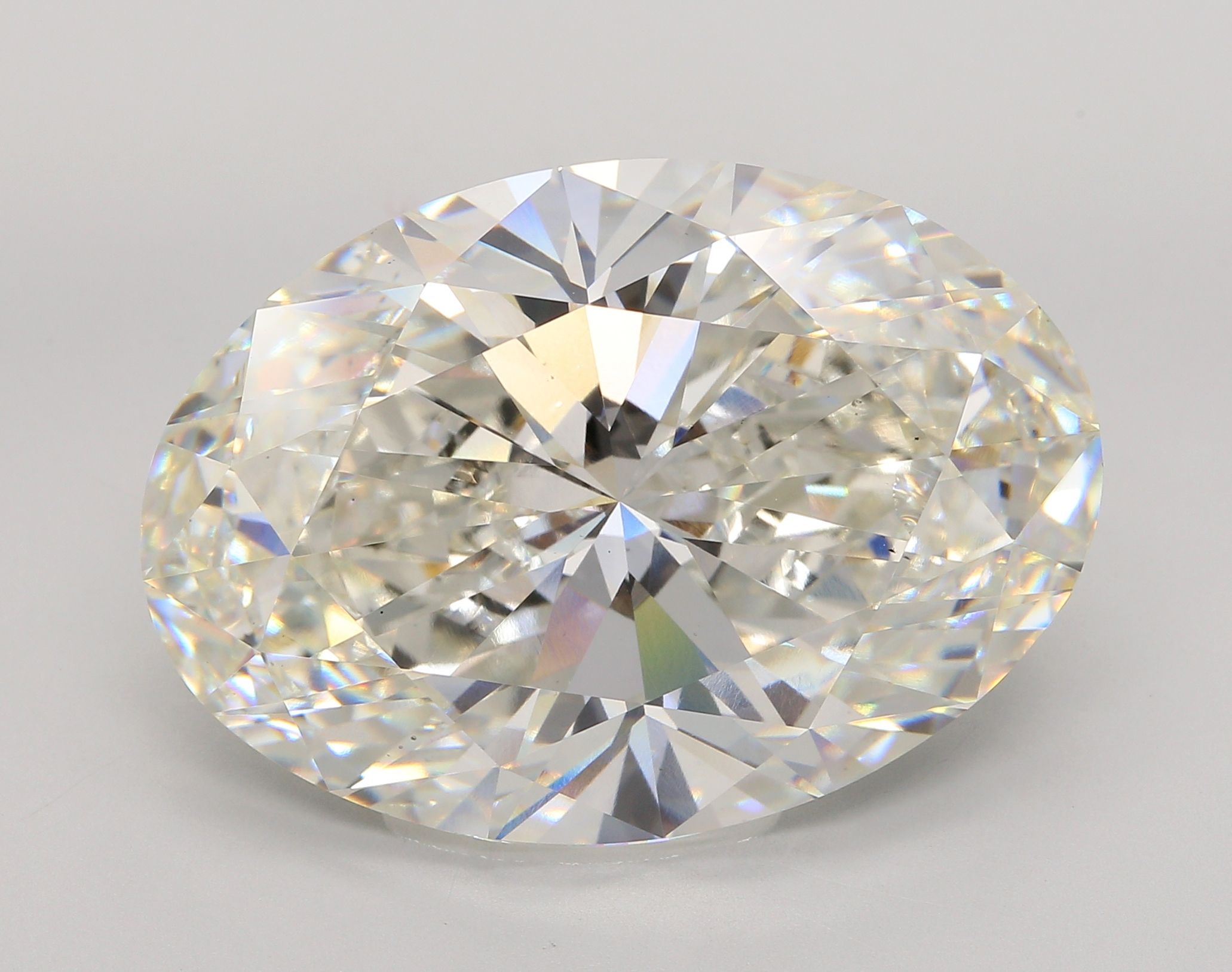 37.54 ct. oval Lab Grown Diamond front image