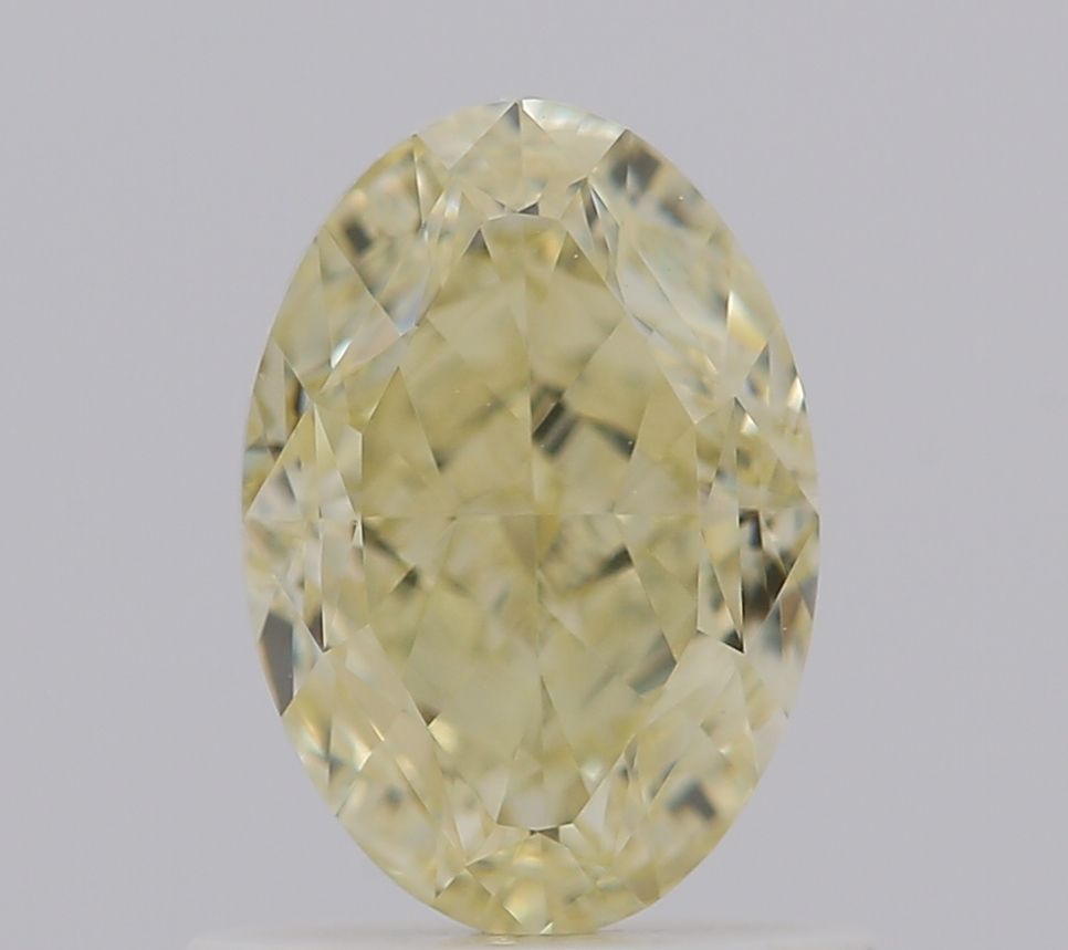 Diament 1.01 ct Fancy Light Yellow/VS1