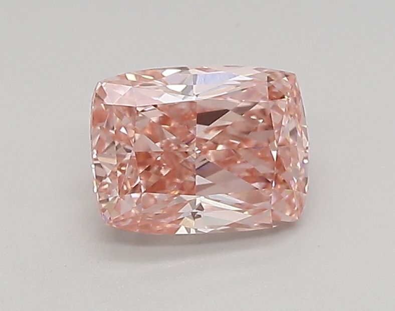 0.82 CT Fancy Vivid Pink CUSHION MODIFIED
