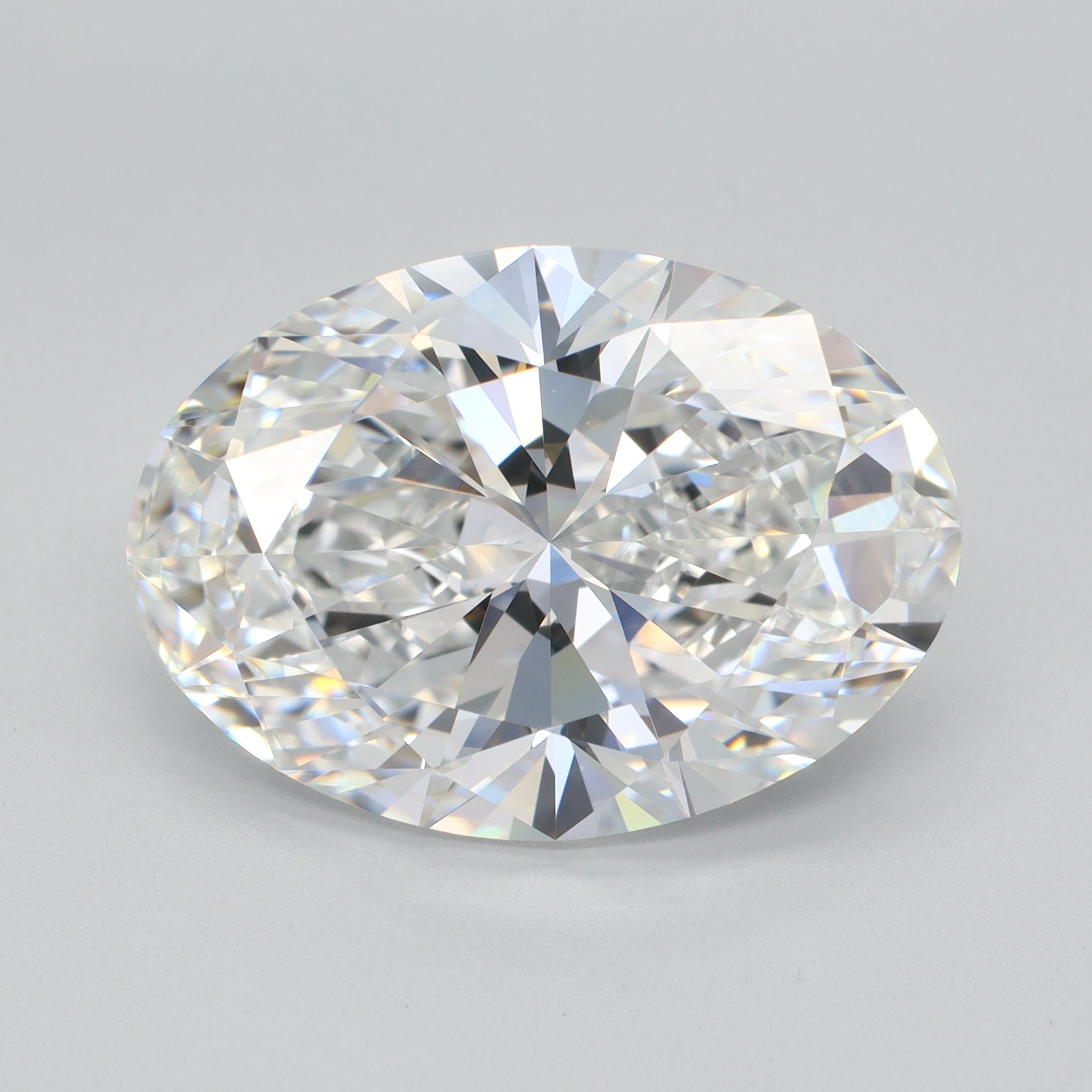 8.02 ct. oval Lab Grown Diamond front image