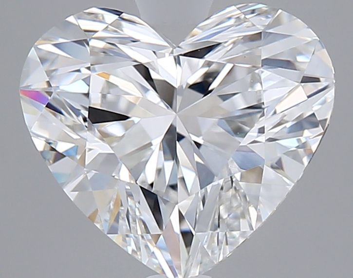 3.04 carat e VVS2 EX Cut IGI heart diamond