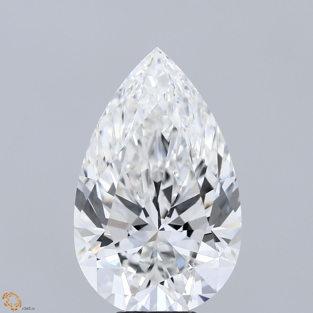 8.06 ct. pear Lab Grown Diamond front image