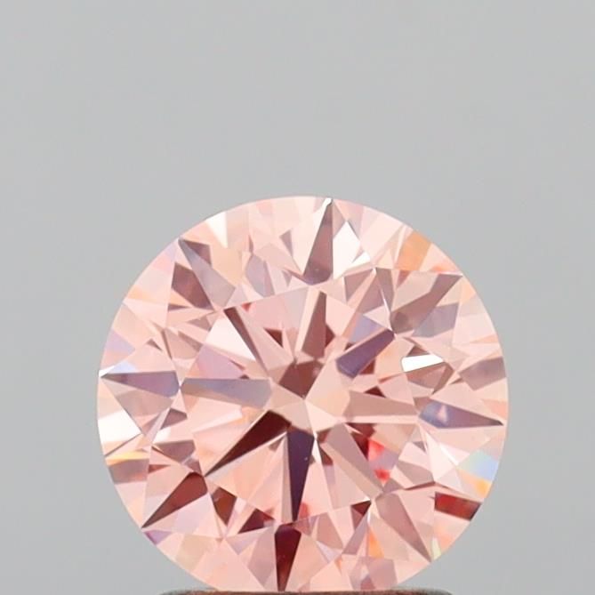 1.57 CT Fancy Intense Orangey Pink ROUND
