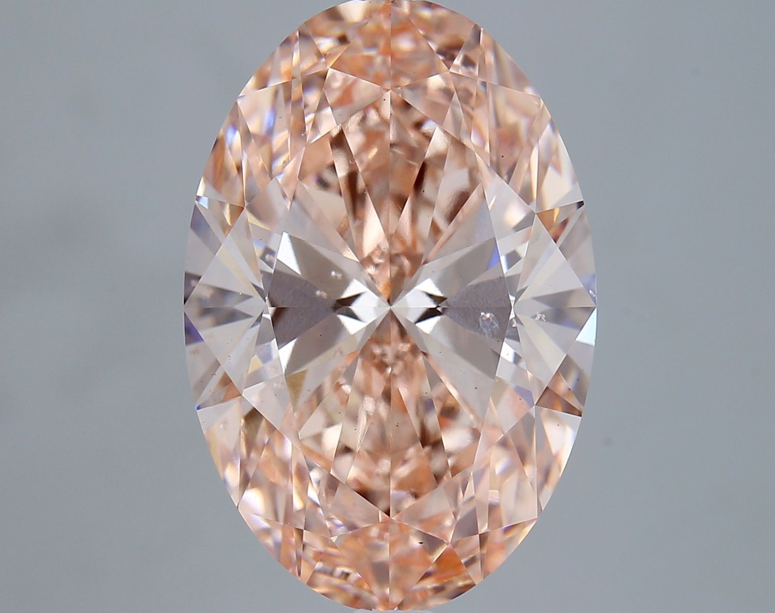 5.05 ct. oval Lab Grown Diamond front image