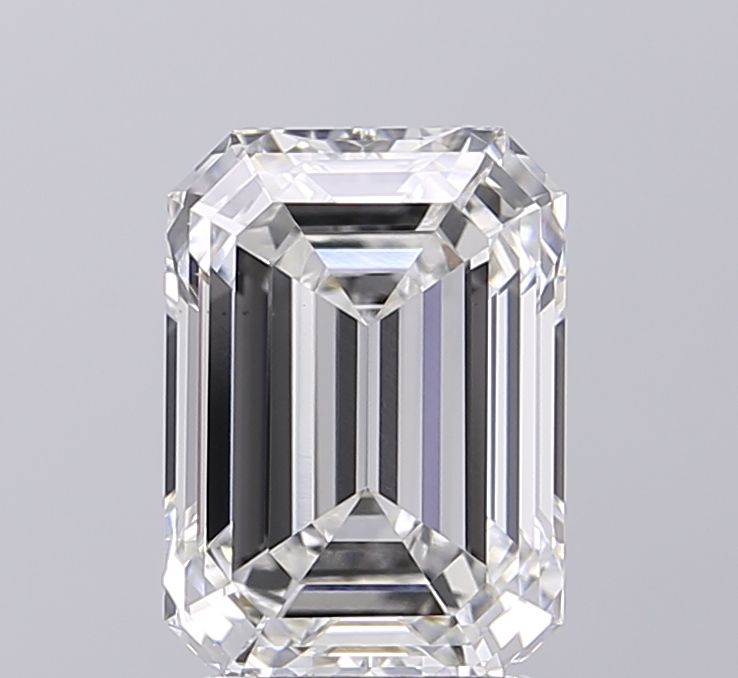 3.04 ct. emerald Lab Grown Diamond front image
