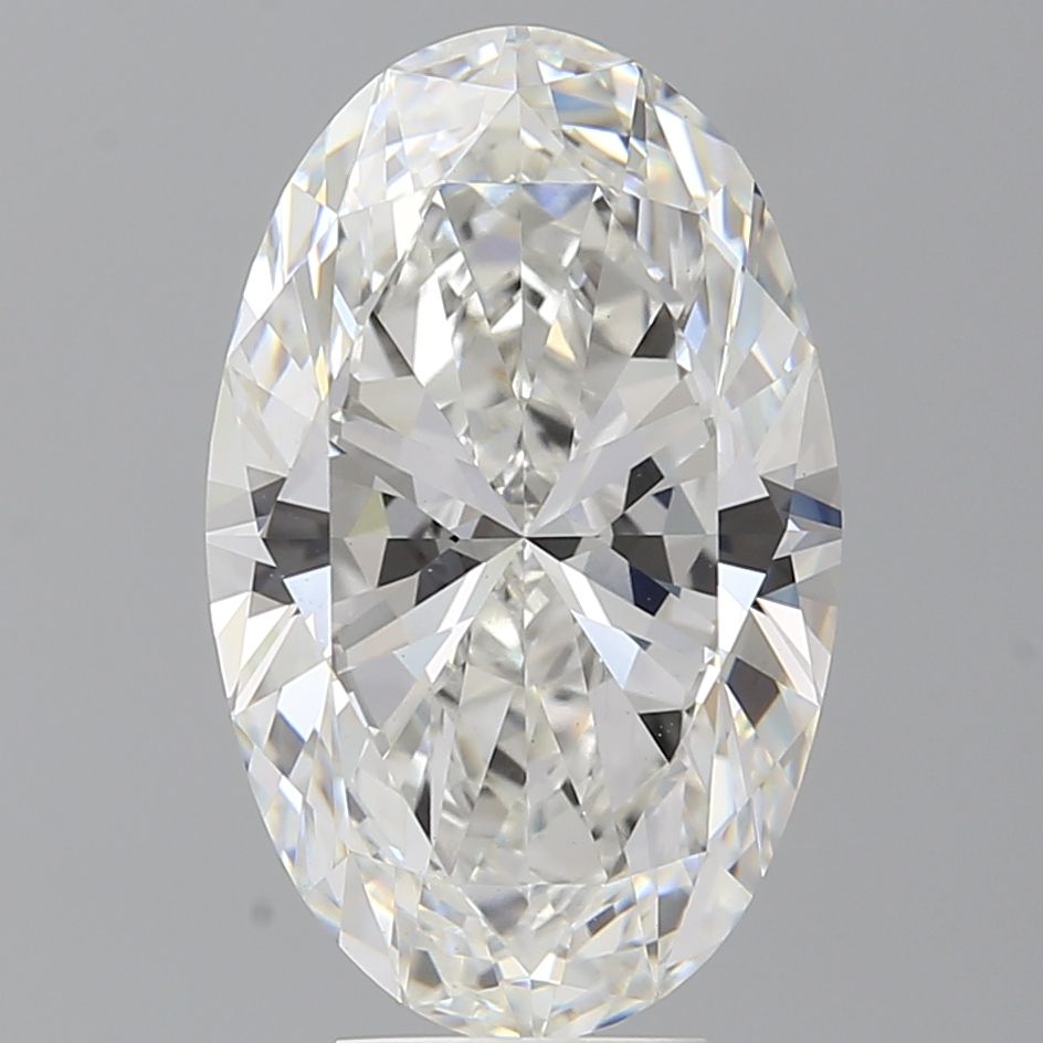 6.55 ct. oval Lab Grown Diamond front image