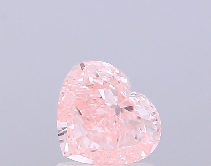 1.01 CT Fancy Intense Pink HEART