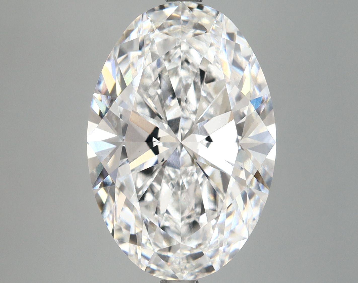 6.18 ct. oval Lab Grown Diamond front image