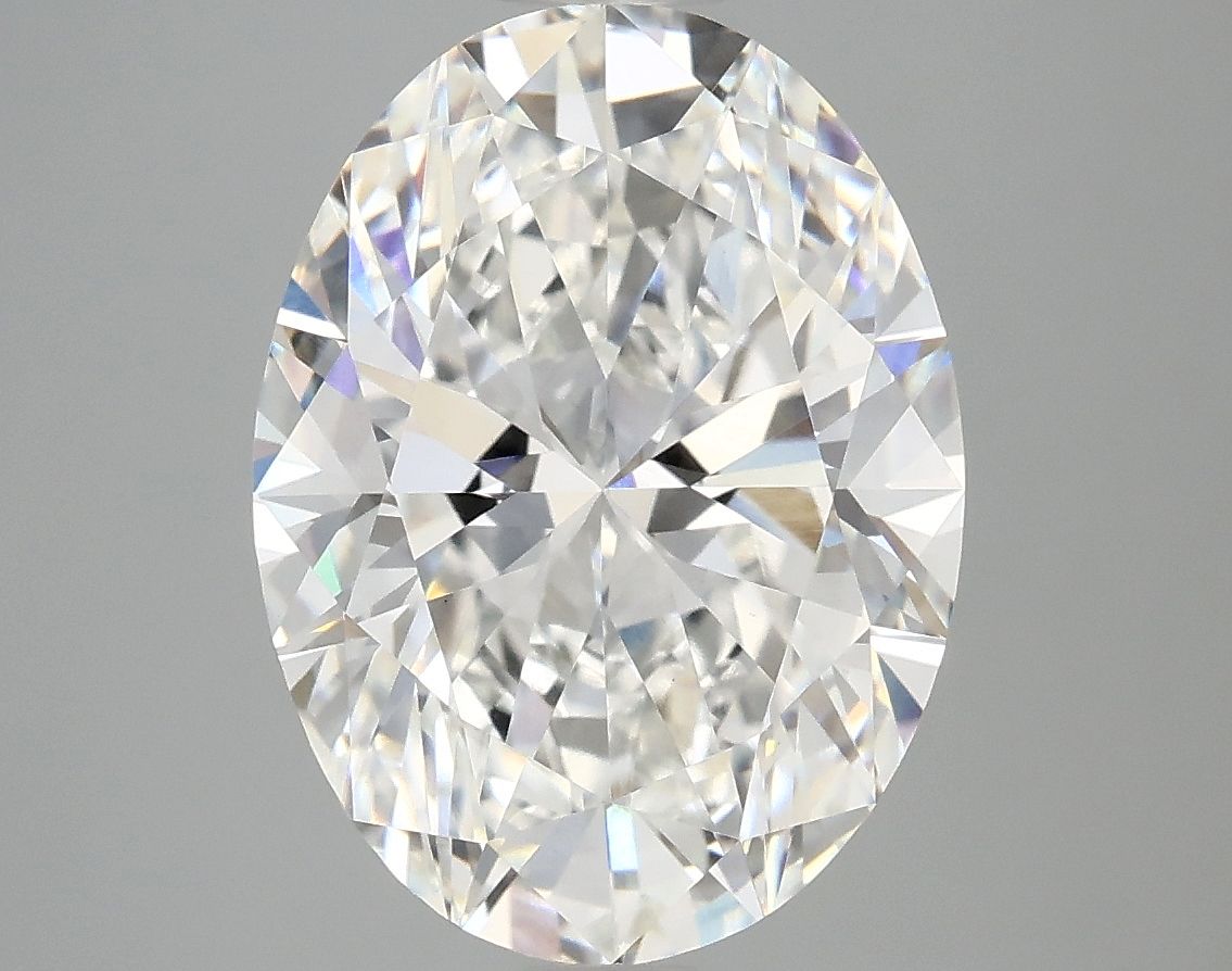 5.01 ct. oval Lab Grown Diamond front image