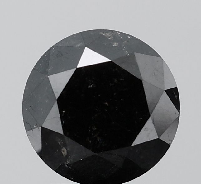 Diament 2.38 ct Fancy Black/VS1
