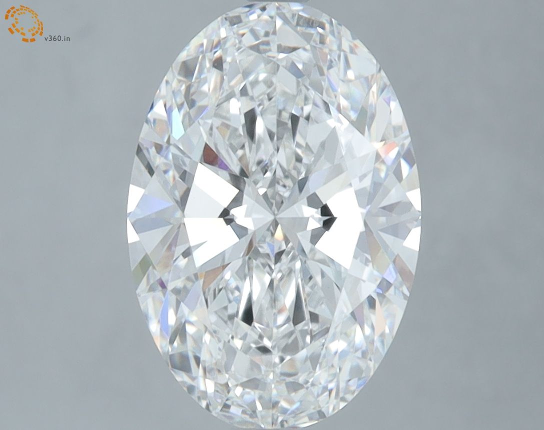 2.92 ct. oval Lab Grown Diamond front image