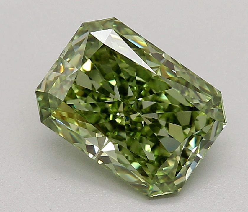 1.58 CT Fancy Vivid Green RADIANT