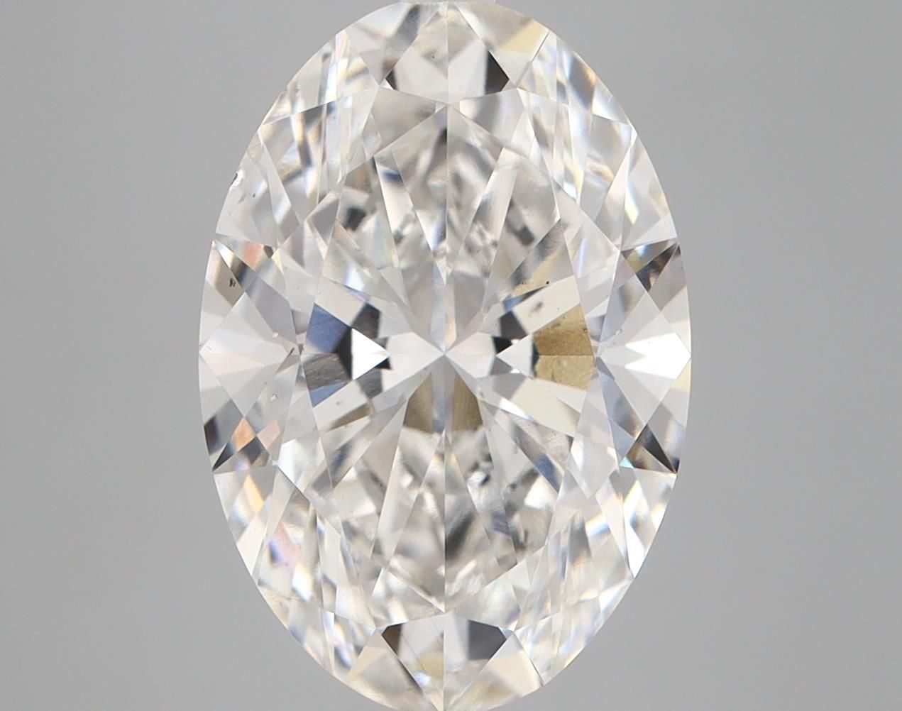5.11 ct. oval Lab Grown Diamond front image