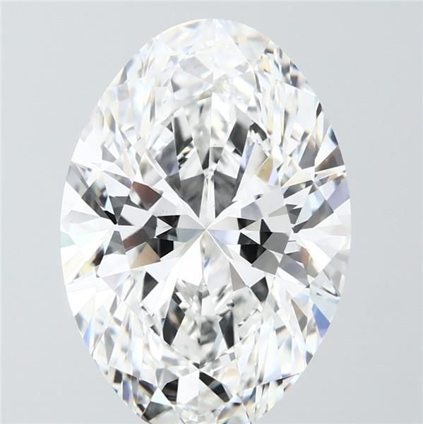 6.09 ct. oval Lab Grown Diamond front image