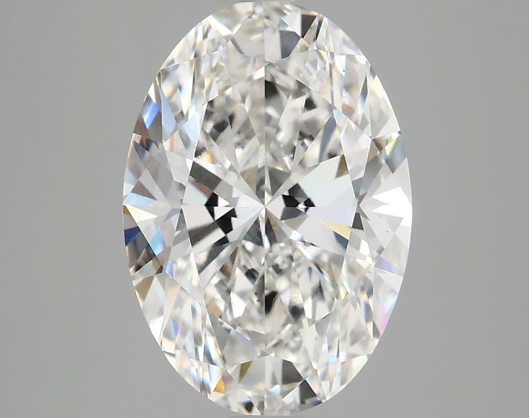 4.10 ct. oval Lab Grown Diamond front image