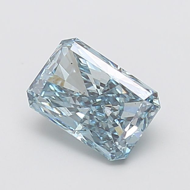 1.8 CT Fancy Intense Green Blue RADIANT