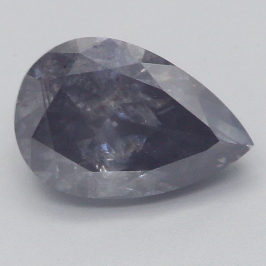 Diament 1.02 ct Fancy Dark Violetish Gray/I3