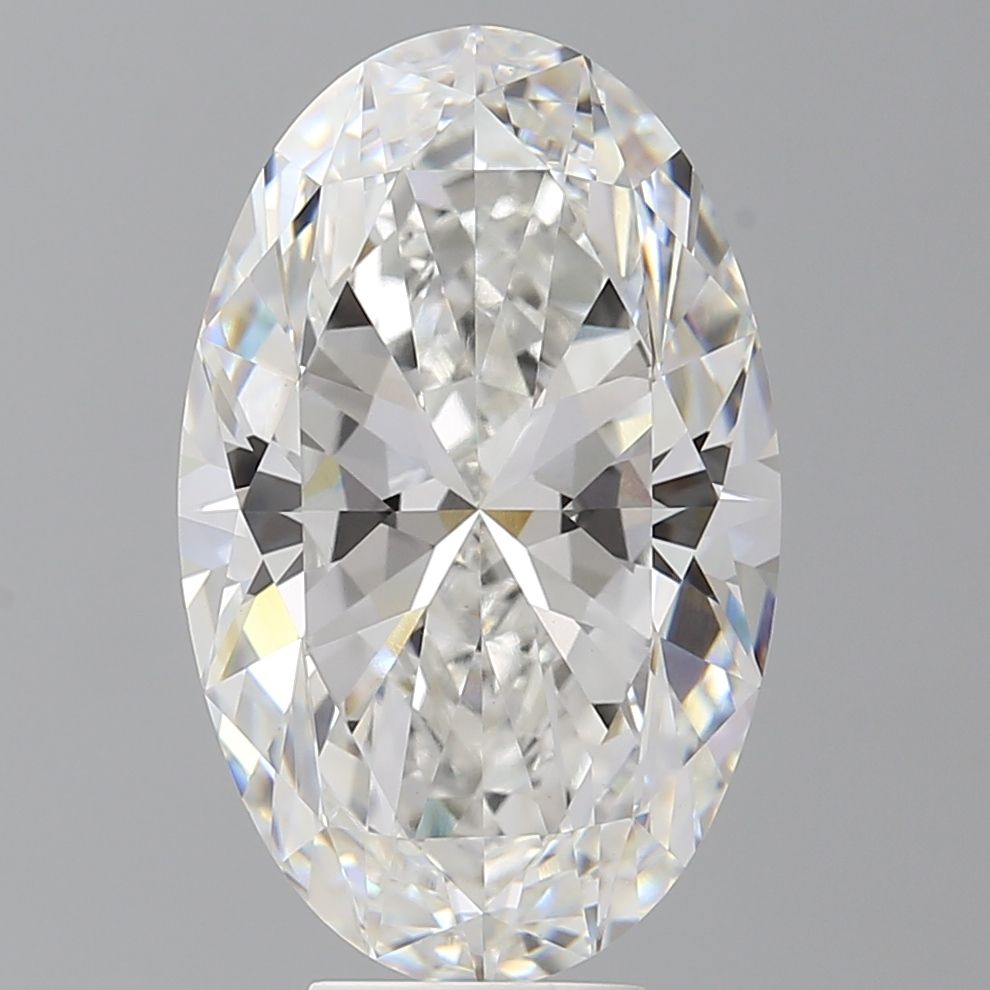 7.56 ct. oval Lab Grown Diamond front image