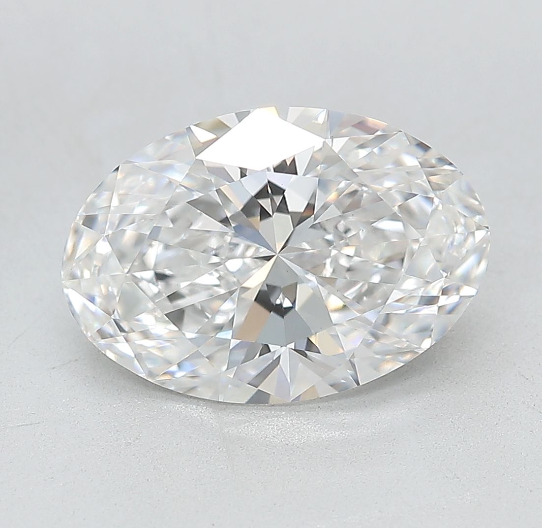 3.01 ct. oval Lab Grown Diamond front image