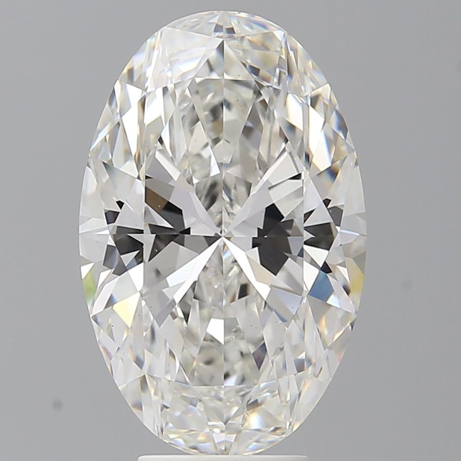 6.07 ct. oval Lab Grown Diamond front image