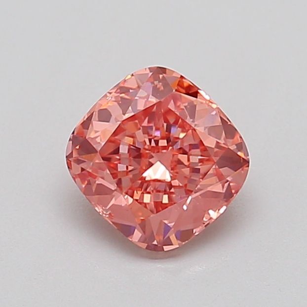 0.8 CT Fancy Vivid Pink CUSHION MODIFIED