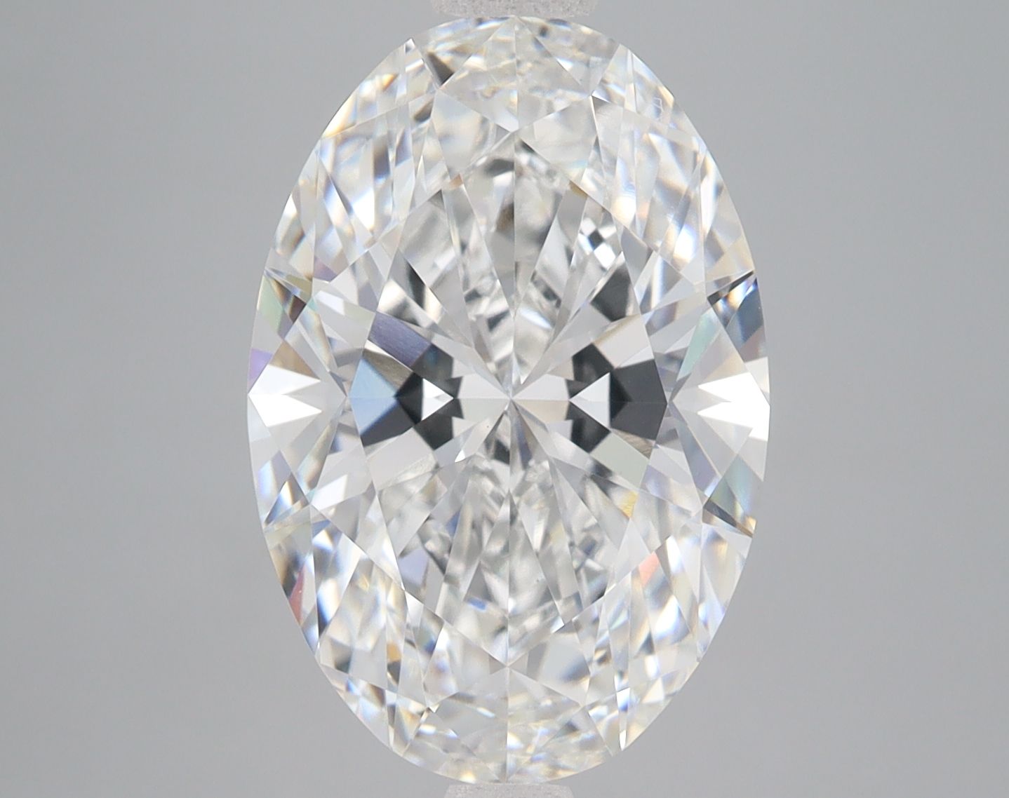 6.08 ct. oval Lab Grown Diamond front image