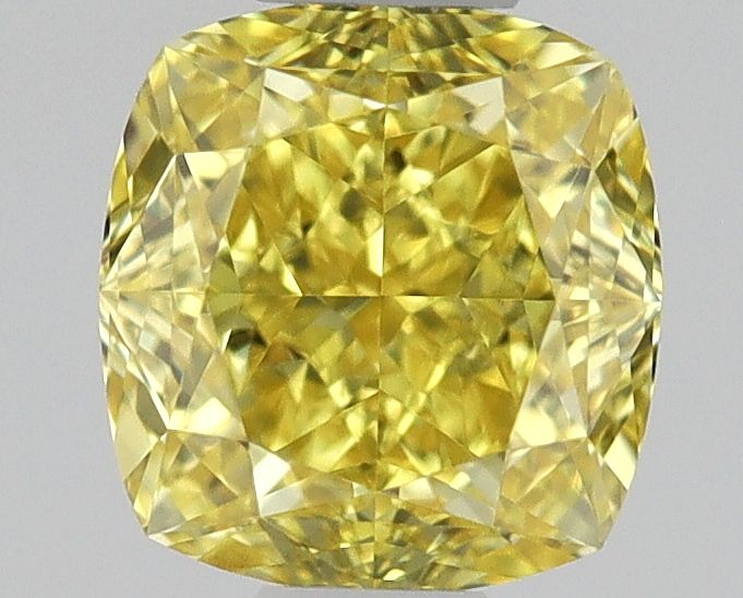 Diament 0.45 ct Fancy Vivid Yellow/IF