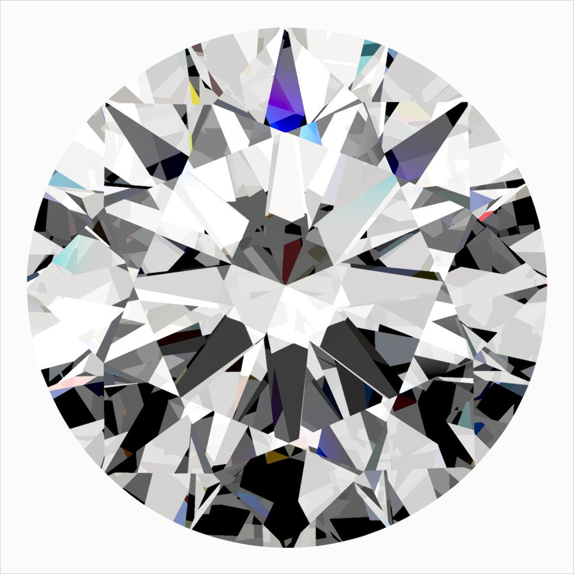 Diamant Rond 0.51 ct - Couleur D - Pureté VS1