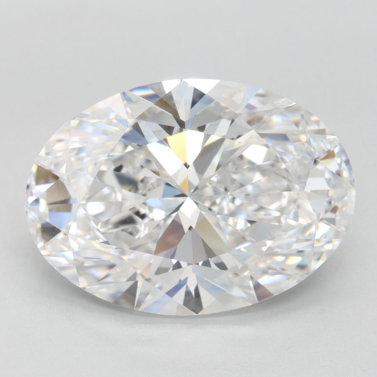 4.10 ct. oval Lab Grown Diamond front image