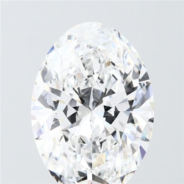 6.08 ct. oval Lab Grown Diamond front image